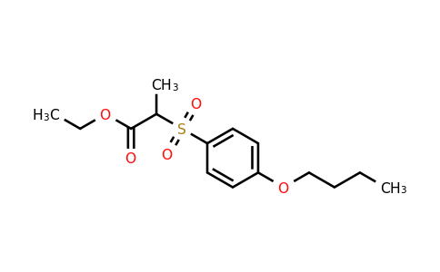 CAS 212771-35-2 | 2-[(4-Butoxyphenyl)sulfonyl] propanoic acid ethyl ester