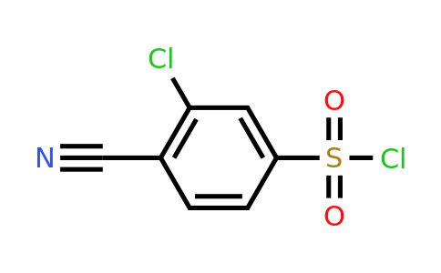 3-Chloro-4-cyanobenzenesulfonyl chloride