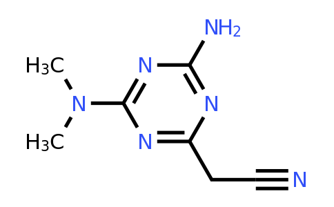CAS 21320-38-7 | 2-(4-Amino-6-(dimethylamino)-1,3,5-triazin-2-yl)acetonitrile