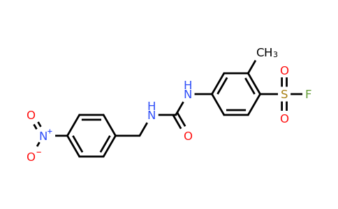 CAS 21322-82-7 | 2-Methyl-4-(3-(4-nitrobenzyl)ureido)benzene-1-sulfonyl fluoride