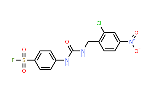 CAS 21322-84-9 | 4-(3-(2-Chloro-4-nitrobenzyl)ureido)benzene-1-sulfonyl fluoride