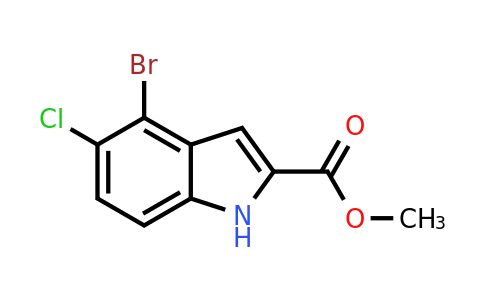 CAS 2132418-22-3 | methyl 4-bromo-5-chloro-1H-indole-2-carboxylate
