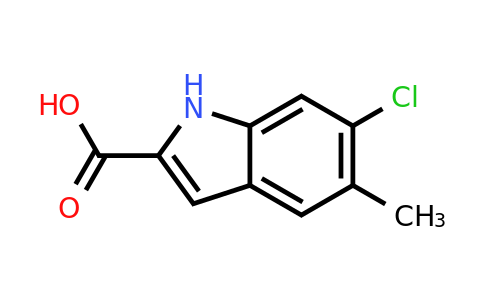 CAS 2132418-95-0 | 6-chloro-5-methyl-1H-indole-2-carboxylic acid