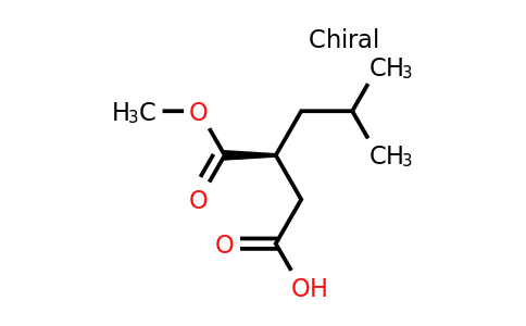 CAS 213270-36-1 | (S)-3-(Methoxycarbonyl)-5-methylhexanoic acid