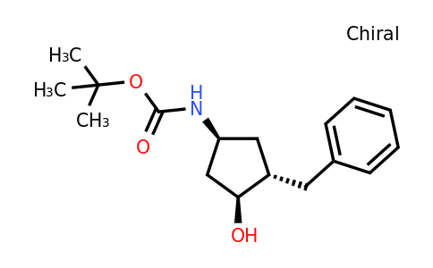 CAS 2133859-97-7 | tert-butyl N-[(1S,3S,4S)-3-benzyl-4-hydroxy-cyclopentyl]carbamate