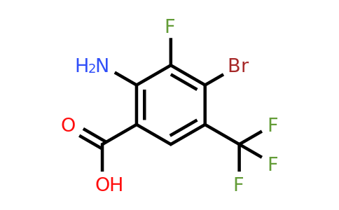 CAS 2134633-62-6 | 2-amino-4-bromo-3-fluoro-5-(trifluoromethyl)benzoic acid