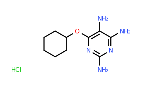 CAS 2135613-82-8 | 6-(Cyclohexyloxy)pyrimidine-2,4,5-triamine hydrochloride