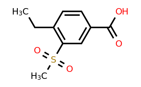 CAS 213598-12-0 | 4-ethyl-3-methanesulfonylbenzoic acid