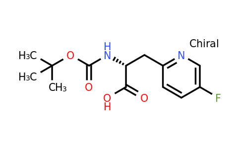 CAS 2136678-31-2 | (2R)-2-(tert-butoxycarbonylamino)-3-(5-fluoro-2-pyridyl)propanoic acid