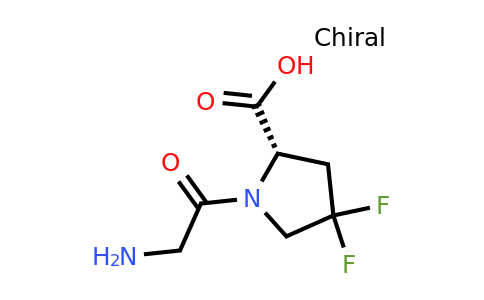 CAS 2136761-11-8 | (2S)-1-(2-aminoacetyl)-4,4-difluoropyrrolidine-2-carboxylic acid