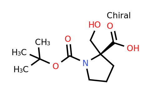 CAS 2136895-52-6 | (2S)-1-tert-butoxycarbonyl-2-(hydroxymethyl)pyrrolidine-2-carboxylic acid