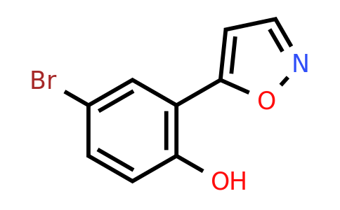 CAS 213690-27-8 | 4-Bromo-2-(5-isoxazolyl)phenol