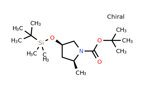 CAS 213699-41-3 | tert-butyl (2S,4R)-4-[tert-butyl(dimethyl)silyl]oxy-2-methyl-pyrrolidine-1-carboxylate