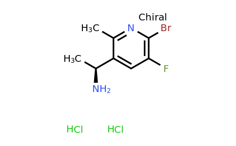 CAS 2137081-24-2 | (1S)-1-(6-bromo-5-fluoro-2-methylpyridin-3-yl)ethan-1-amine dihydrochloride