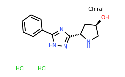 CAS 2137135-74-9 | (3R,5S)-5-(5-phenyl-1H-1,2,4-triazol-3-yl)pyrrolidin-3-ol dihydrochloride