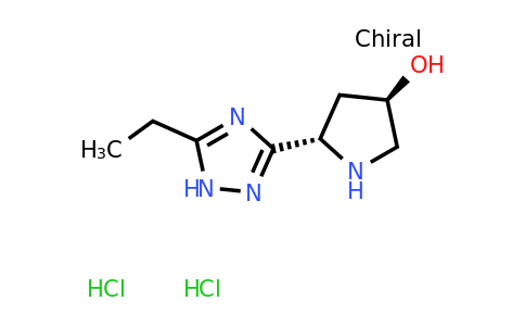 CAS 2137143-76-9 | (3R,5S)-5-(5-ethyl-1H-1,2,4-triazol-3-yl)pyrrolidin-3-ol dihydrochloride