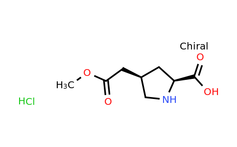 CAS 2137144-77-3 | (2S,4R)-4-(2-methoxy-2-oxoethyl)pyrrolidine-2-carboxylic acid hydrochloride