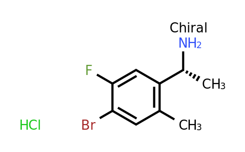 CAS 2137146-02-0 | (1R)-1-(4-bromo-5-fluoro-2-methylphenyl)ethan-1-amine hydrochloride