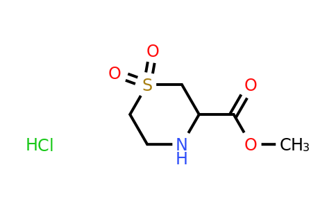 CAS 2137458-07-0 | methyl 1,1-dioxo-1lambda6-thiomorpholine-3-carboxylate hydrochloride