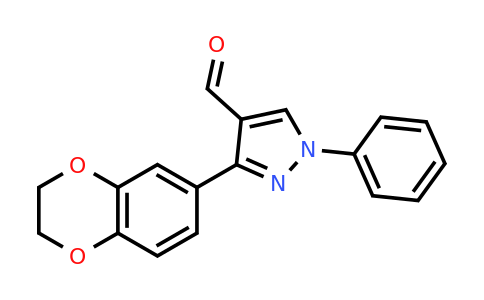 CAS 213748-09-5 | 3-(2,3-dihydro-1,4-benzodioxin-6-yl)-1-phenyl-1H-pyrazole-4-carbaldehyde