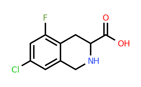 CAS 2137492-42-1 | 7-chloro-5-fluoro-1,2,3,4-tetrahydroisoquinoline-3-carboxylic acid