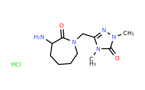 CAS 2137539-84-3 | 3-amino-1-[(1,4-dimethyl-5-oxo-4,5-dihydro-1H-1,2,4-triazol-3-yl)methyl]azepan-2-one hydrochloride