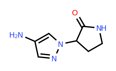 CAS 2137575-03-0 | 3-(4-amino-1H-pyrazol-1-yl)pyrrolidin-2-one