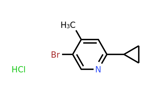 CAS 2137578-28-8 | 5-bromo-2-cyclopropyl-4-methylpyridine hydrochloride