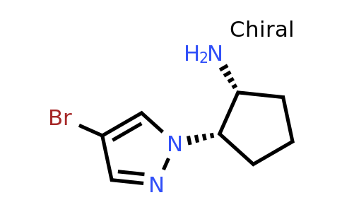CAS 2137578-35-7 | rac-(1R,2S)-2-(4-bromo-1H-pyrazol-1-yl)cyclopentan-1-amine