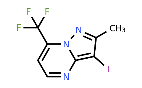 CAS 2137586-79-7 | 3-iodo-2-methyl-7-(trifluoromethyl)pyrazolo[1,5-a]pyrimidine