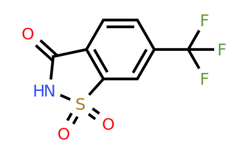 CAS 2137593-09-8 | 6-(trifluoromethyl)-2,3-dihydro-1lambda6,2-benzothiazole-1,1,3-trione