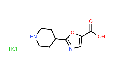CAS 2137604-80-7 | 2-(Piperidin-4-yl)-1,3-oxazole-5-carboxylic acid hydrochloride