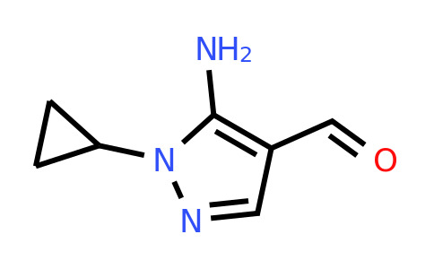 CAS 2137628-45-4 | 5-amino-1-cyclopropyl-1H-pyrazole-4-carbaldehyde