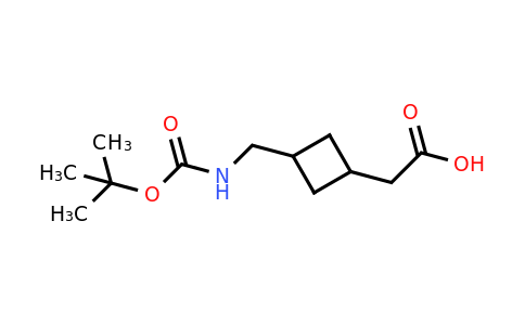CAS 2137628-75-0 | 2-[3-[(tert-butoxycarbonylamino)methyl]cyclobutyl]acetic acid