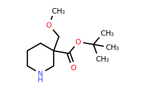 CAS 2137647-95-9 | tert-butyl 3-(methoxymethyl)piperidine-3-carboxylate