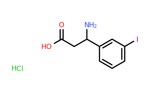 CAS 2137733-50-5 | 3-Amino-3-(3-iodophenyl)propanoic acid hydrochloride