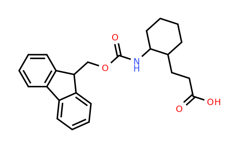 CAS 2137780-67-5 | 3-[2-(9H-fluoren-9-ylmethoxycarbonylamino)cyclohexyl]propanoic acid
