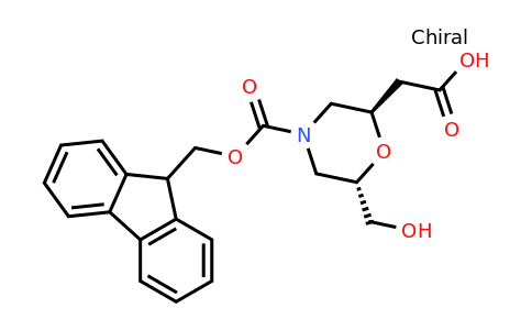 CAS 2137786-45-7 | rac-2-[(2R,6S)-4-{[(9H-fluoren-9-yl)methoxy]carbonyl}-6-(hydroxymethyl)morpholin-2-yl]acetic acid