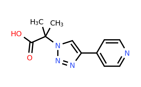 CAS 2137787-30-3 | 2-methyl-2-[4-(pyridin-4-yl)-1H-1,2,3-triazol-1-yl]propanoic acid