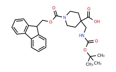 CAS 2137931-61-2 | 4-({[(tert-butoxy)carbonyl]amino}methyl)-1-{[(9H-fluoren-9-yl)methoxy]carbonyl}piperidine-4-carboxylic acid