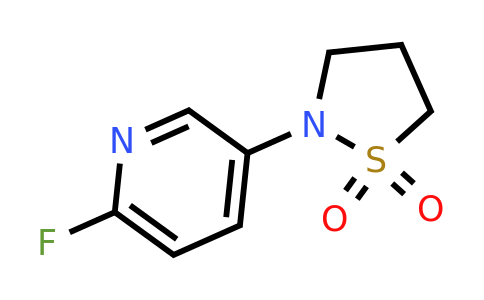 CAS 2138035-42-2 | 2-(6-fluoropyridin-3-yl)-1lambda6,2-thiazolidine-1,1-dione