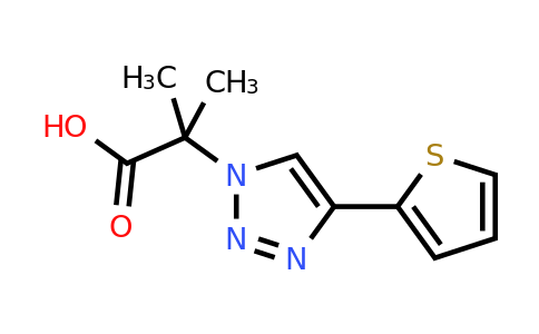 CAS 2138036-14-1 | 2-methyl-2-[4-(thiophen-2-yl)-1H-1,2,3-triazol-1-yl]propanoic acid