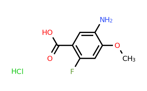 CAS 2138040-24-9 | 5-amino-2-fluoro-4-methoxybenzoic acid hydrochloride