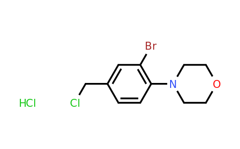 CAS 2138041-85-5 | 4-[2-bromo-4-(chloromethyl)phenyl]morpholine hydrochloride