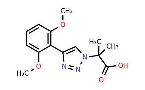 CAS 2138044-85-4 | 2-[4-(2,6-dimethoxyphenyl)-1H-1,2,3-triazol-1-yl]-2-methylpropanoic acid