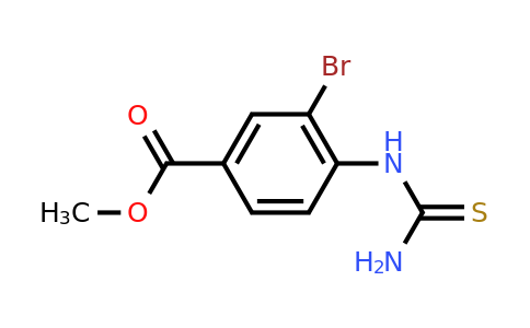 CAS 2138055-83-9 | methyl 3-bromo-4-(carbamothioylamino)benzoate