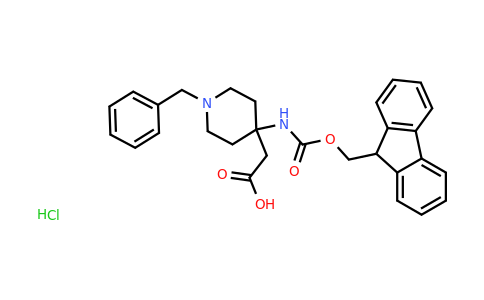 CAS 2138062-29-8 | 2-[1-benzyl-4-({[(9H-fluoren-9-yl)methoxy]carbonyl}amino)piperidin-4-yl]acetic acid hydrochloride