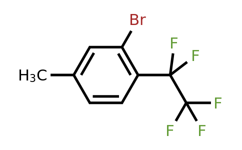 CAS 2138078-04-1 | 2-bromo-4-methyl-1-(pentafluoroethyl)benzene