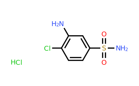 CAS 2138080-85-8 | 3-amino-4-chlorobenzene-1-sulfonamide hydrochloride