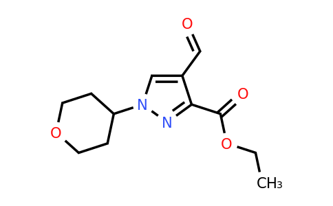 CAS 2138085-66-0 | ethyl 4-formyl-1-(oxan-4-yl)-1H-pyrazole-3-carboxylate